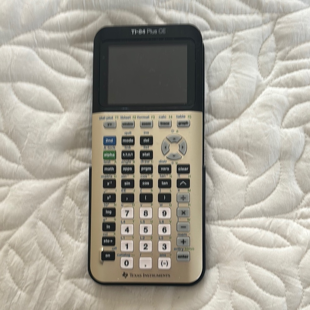 Texas Instruments TI-84 Plus CE in Black and Gold Series